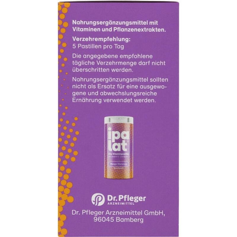 IPALAT Die Vitaminpastille Mango-Maracuja